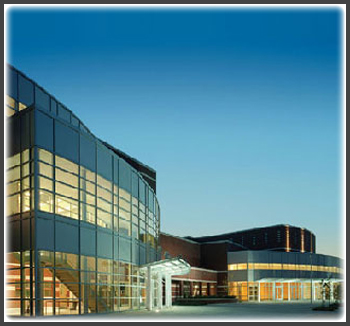 New 333,000 square foot, $34 million school accomodating 2,338 students using seperate but easily secured quadrants containing the main lobby and auditorium, science and technology, recreation and a 3-story classroom space.
                                        Architect: Grimm & Parker