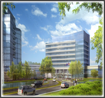 A data center for the County’s Department of Information Technology will be hosted on the second floor in the tower. The total area of the building is approximately 275,000 square feet. Blast resistant and progressive collapse design requirements have been implemented